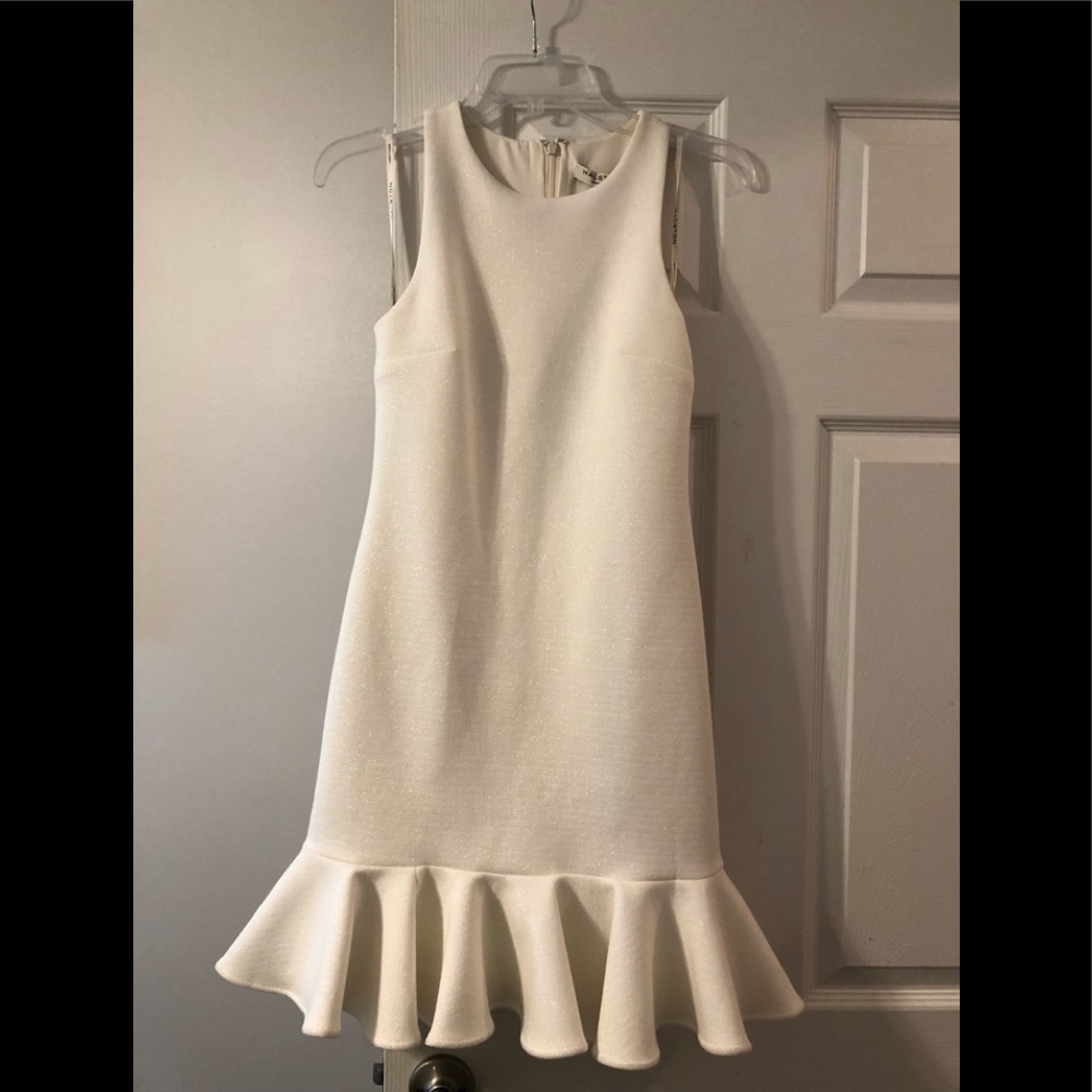 White halston heritage dress